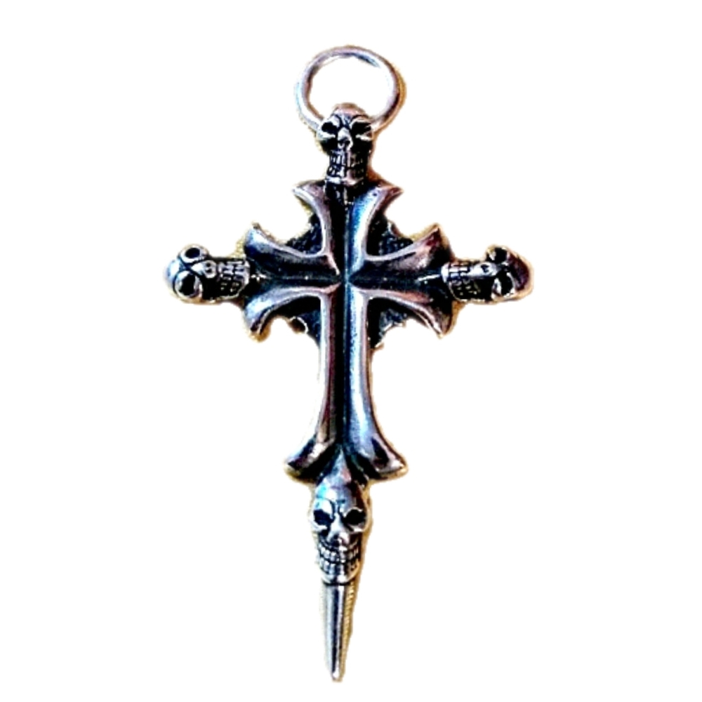 Unisex stainless steel cross